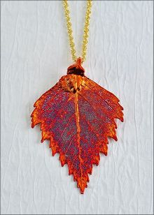 Real Leaf Jewelry | Real Leaf Pendant