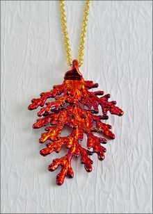 Real Leaf Jewelry | Real Leaf Pendant