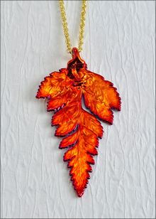 Real Leaf Jewelry | Real Leaf Pendant