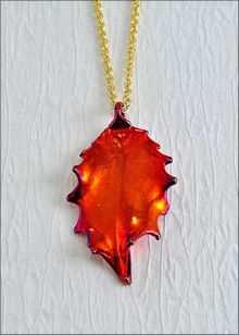 Real Leaf Jewelry | Real Leaf Pendant