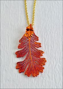 Real Leaf Jewelry | Real Leaf Pendant