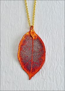 Real Leaf Jewelry | Real Leaf Pendant