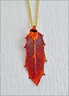 Real Leaf Jewelry | Real Leaf Pendant