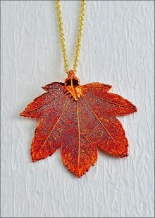 Real Leaf Jewelry | Real Leaf Pendant