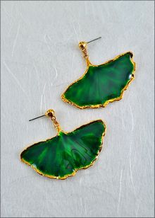 Real Leaf Jewelry | Ginkgo Leaves