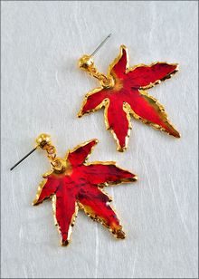 Real Leaf Jewelry | Japanese Maple Leaves