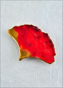 Real Leaf Jewelry | Ginkgo leaf Pin