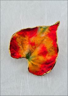 Real Leaf Jewelry | Ivy leaf Pin