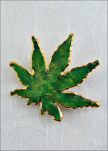 Real Leaf Jewelry | Japanese Maple Pin