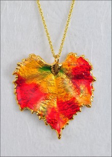 Real Leaf Jewelry | Grape Leaf Pendant