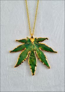 Real Leaf Jewelry | Japanese Maple Pendant