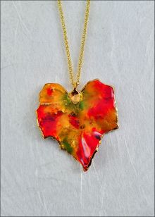 Real Leaf Jewelry | Real Leaf Pendant