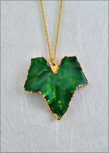 Real Leaf Jewelry | Real Leaf Pendant