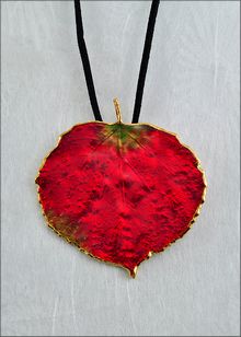 Real Leaf Jewelry | Aspen Leaf Preserved