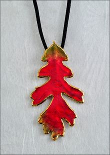 Real Leaf Jewelry | Oak Leaf Preserved