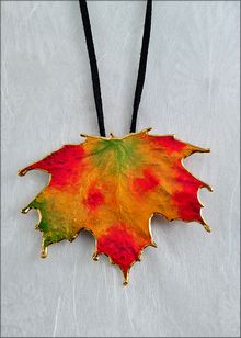 Real Leaf Jewelry | Maple Leaf Preserved