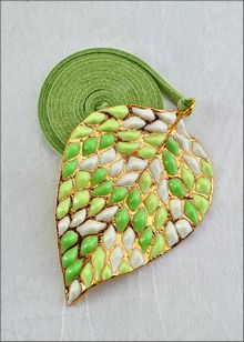 Bougainvillea Leaf Jewelry | Bougainvillea Leaf Pendant