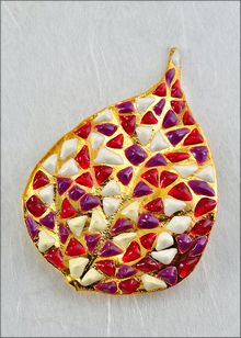 Bougainvillea Leaf Jewelry | Bougainvillea Leaf Pin