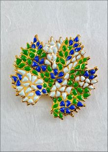 Grape Leaf Jewelry | Grape Leaf Pin