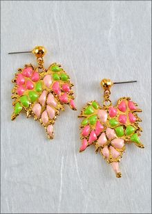 Grape Leaf Jewelry | Grape Leaf Earring