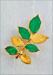 Real Leaf Jewelry | Real Leaf Pin