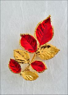 Real Leaf Jewelry | Real Leaf Pin