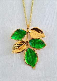 Real Leaf Jewelry | Real Leaf Pendant