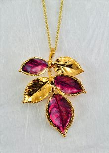 Real Leaf Jewelry | Real Leaf Pendant