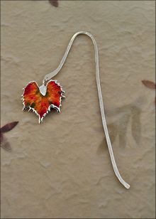 Real Leaf Bookmark | Grape Leaf Bookmark