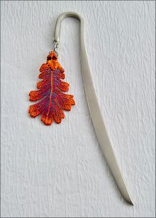 Real Leaf Bookmark | Oak Leaf Bookmark