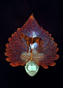 Real Leaf Nightlight | Western Horse Nightlight