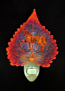 Real Leaf Nightlight | Carousel Horse Nightlight