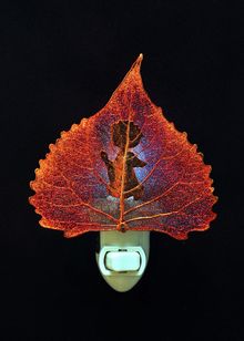 Real Leaf Nightlight | Praying Angel Nightlight