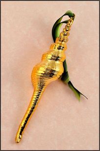 Real Shell Ornament | Spindle Shell Ornament