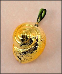 Real Shell Ornament | Snail Ornament