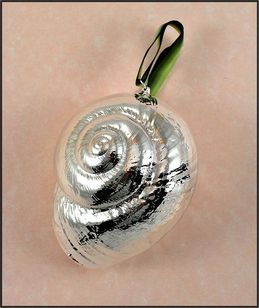 Real Shell Ornament | Snail Ornament