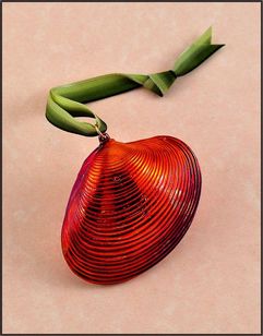 Real Shell Ornament | Calista Clam Ornament