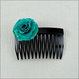 Flower Hair Accessories | Rose Hair Comb