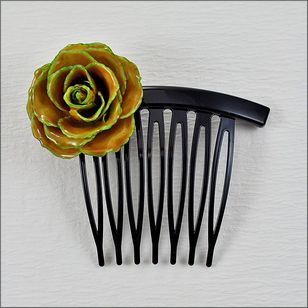 Flower Hair Accessories | Rose Hair Comb