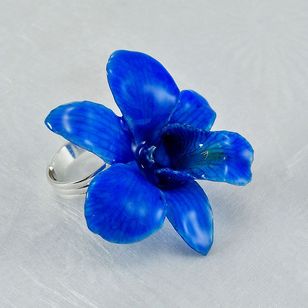 Flower Rings | Orchid Adjustable Ring