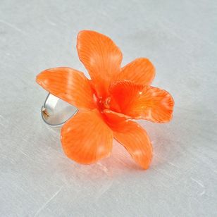 Flower Rings | Orchid Adjustable Ring