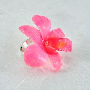 Flower Rings | Orchid Adjustable Ring