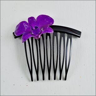 Flower Hair Accessories | Orchid Hair Comb