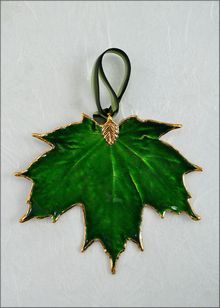 Real Leaf Ornaments | Sugar Maple Ornament