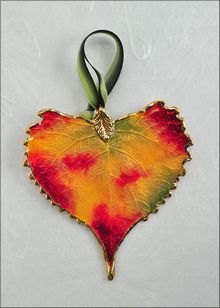 Real Leaf Ornaments | Cottonwood Ornament