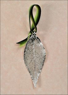 Real Leaf Ornaments | Evergreen Leaf Ornament