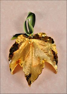 Real Leaf Ornaments | Grape Leaf Ornament