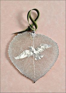 Real Leaf Silhouette | Wild Bird Ornament