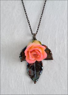 Rose Jewelry | Real Rose Necklace