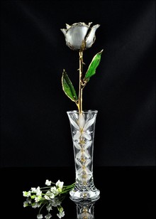 Gold Rose | Rose with Vase